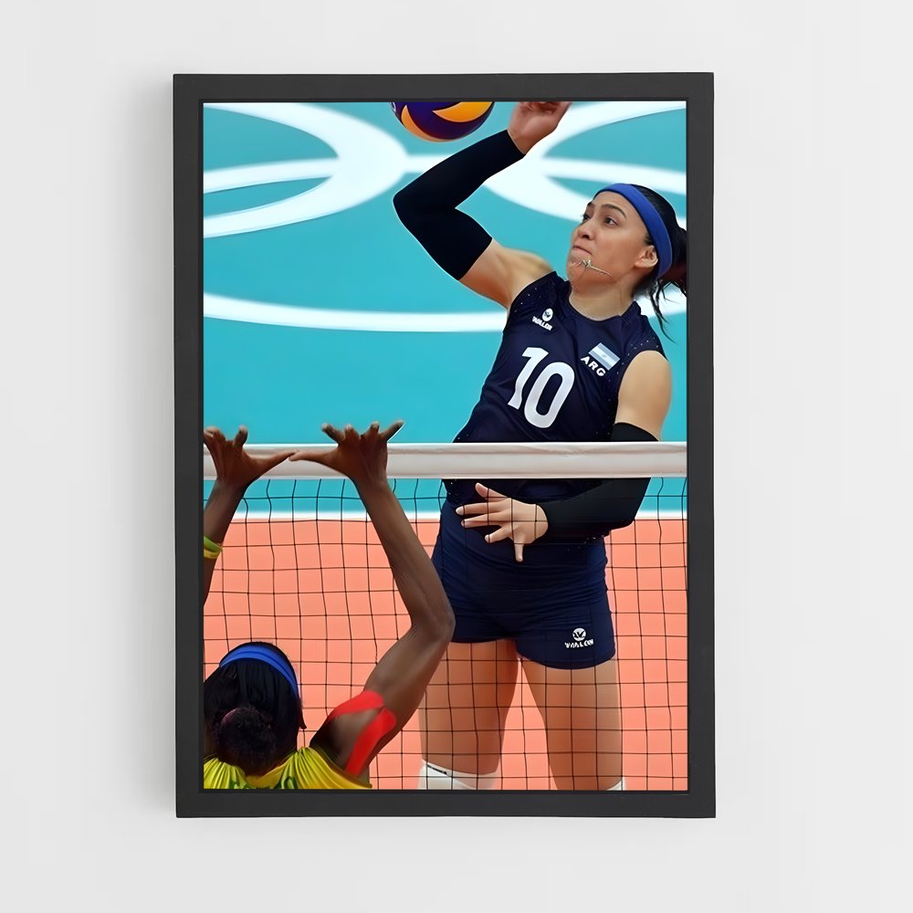 Poster Équipe de Volleyball Argentine (vue 2)